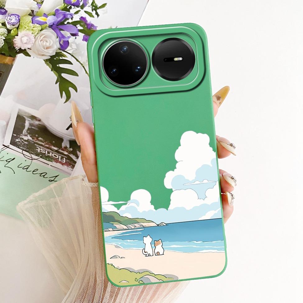 Casing For Huawei Nova 15 Pro Cover Silicone Luxury Fashion Flowers Kawaii Cute Painted Shockproof Case For Huawei KLE-AL00U