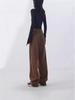 Women's Retro Wide-Leg Slimming Maillard Casual Pants