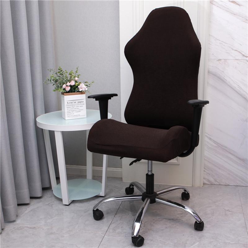Elastic E-sports Chair Cover for Home Office Internet Cafe Armchair Thickened Cover for Computer Chair Dining Chair