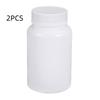 2PCS Water Cedar Plastic Solid Bottle Sample Container  Medical Packaging Sealed Pill Bottle