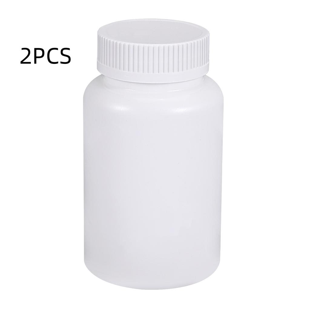 2PCS Water Cedar Plastic Solid Bottle Sample Container Medical Packaging Sealed Pill Bottle