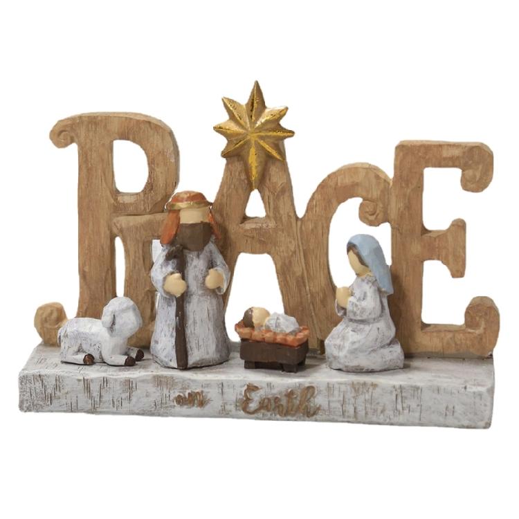 

Peace Christ Nativity Statue Scene Set Jesus Christian Catholic Church 1