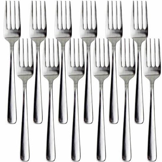 Nagao Hakaku Dinner Fork 17.9cm 12-piece Set Stainless Steel Dishwasher Safe Commercial Use Made Japan