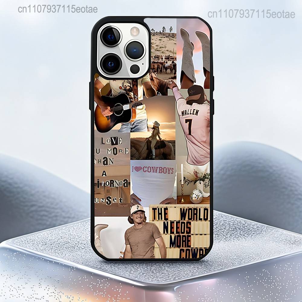 M-Morgan singer W-Wallen MW Magnetic Phone Case For IPhone 14 16 17 13 12 11 15 Pro Max Plus For Magsafe Wireless Charge Cover