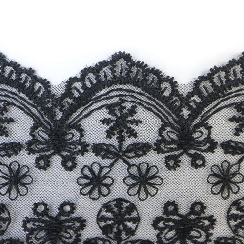 Sexy Sparkly Lace Eye Mask (Black) for Cosplay, Parties, Halloween, Christmas, Masquerades, Costumes, and Stage Props (COS-009)