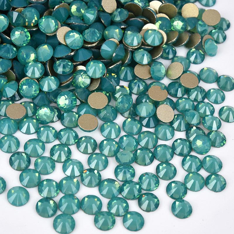 Glass Gold Bottom Flat Bottom Drill, Nail Drill Sticker Diamond Jewelry Diy Mobile Phone Case Nail Rhinestone Decorative Accessories Accessories