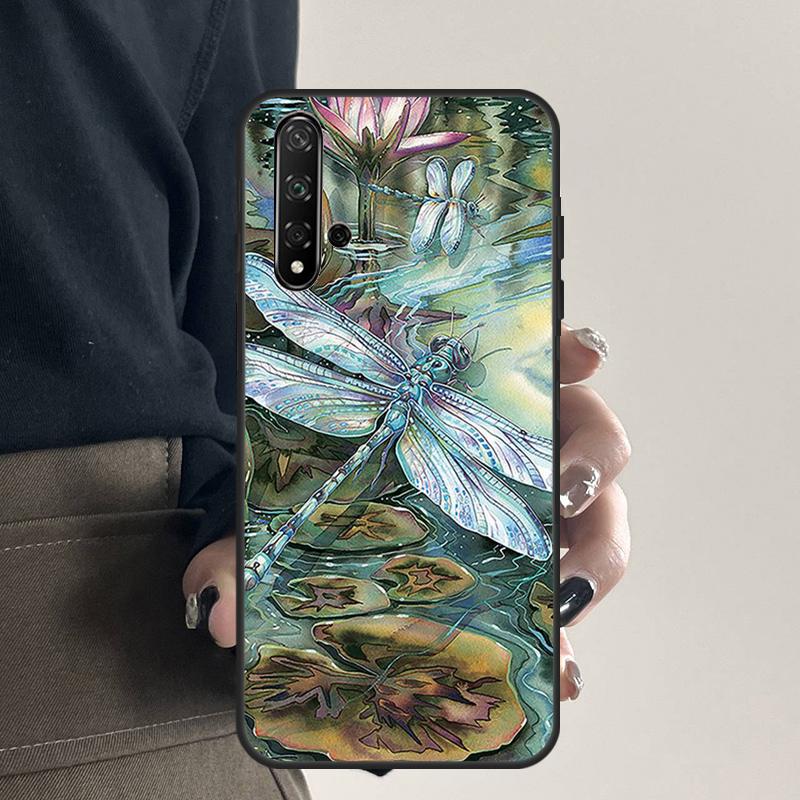 

Dragonfly For Huawei Nova 9 10 SE 5T 12s 12i 11i Y91 Y90 Y60 Y70 Y72 Y61 P20 P40 P30 Lite P60 Pro Case Huawei Nova 10