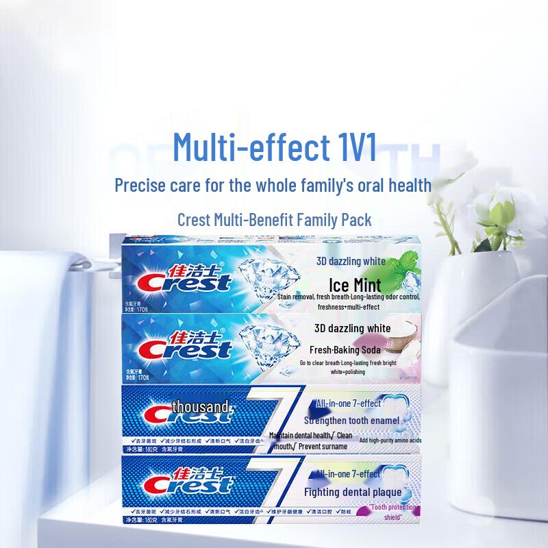 Crest All-in-One 7-Effect Whitening Toothpaste
