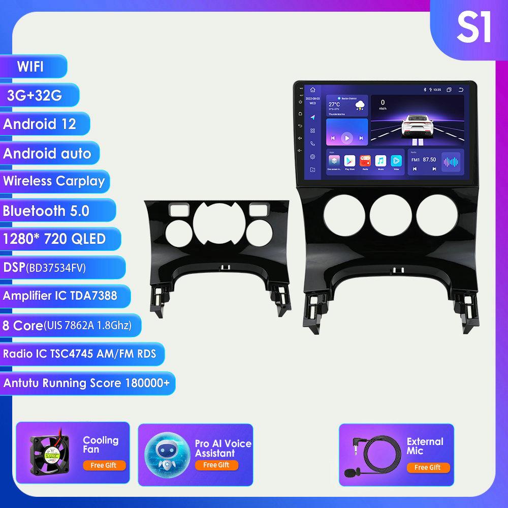 2din Android Autoradio for Peugeot 3008 AT MT 2009 - 2015 Bilradio Multimedia Videospiller GPS Navi Hovedenhet Carplay Auto 4G DSP Intelligent Skjerm