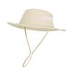 Sunscreen Breathable Summer Hat Withsolid Color Drawstring Design Daily For