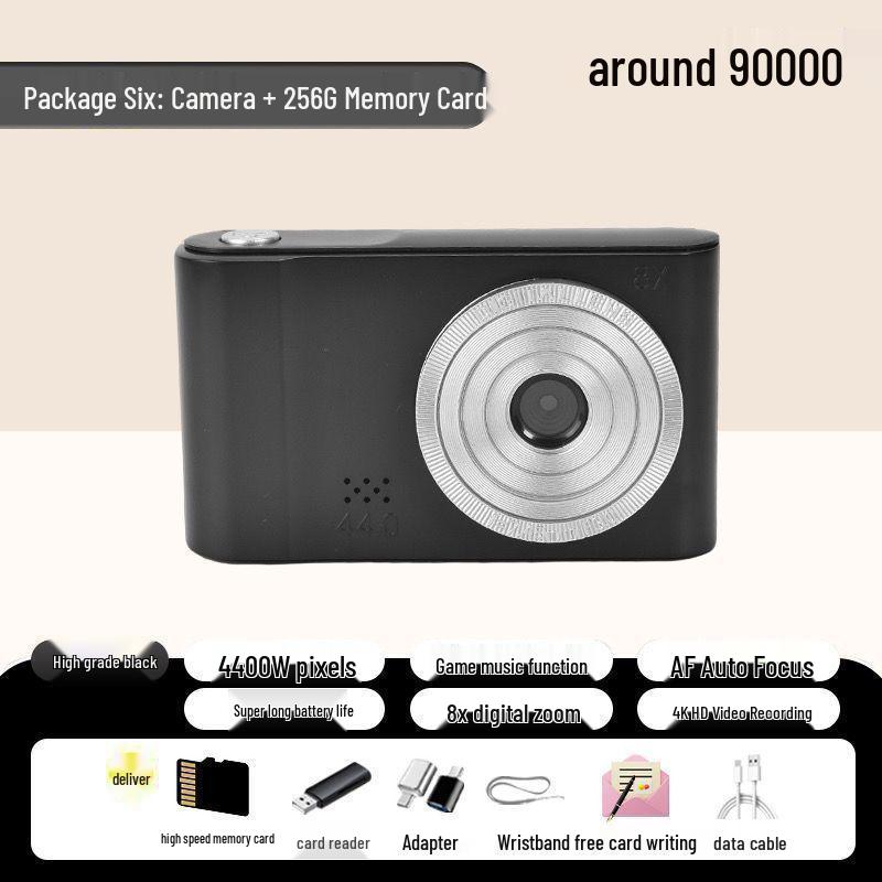 Retro Niedliche HD Dualkamera für Selbstporträts - Studentenfreundliche Sofortbildkamera für Mädchen