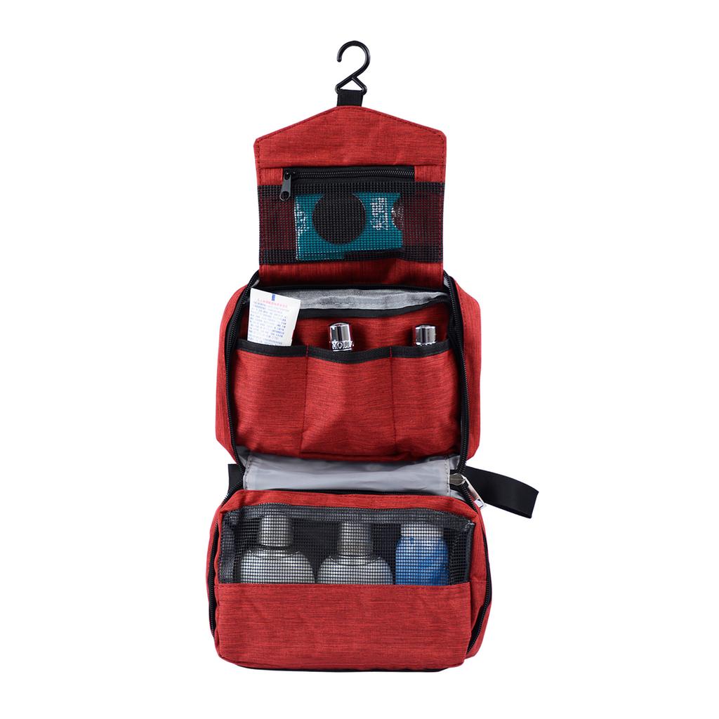 Portable Cosmetic Bag Hanging Toiletries Storage Bag Large Capacity Hook Simple Multi-Functional Travel Storage Bag
