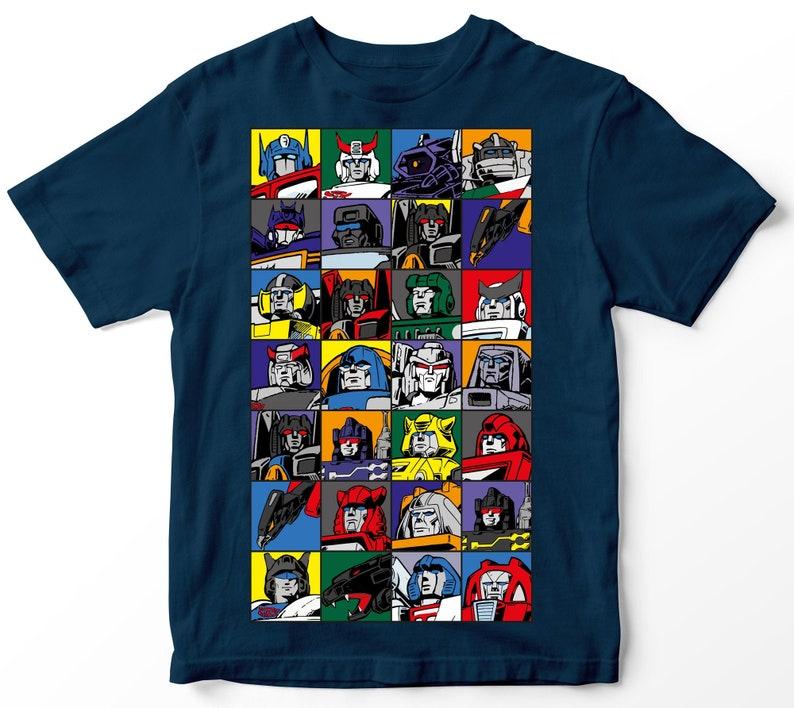 202526 Summer Tshirt Vintage Style Transformers100 Cotton Printed Tshirt for Men Robot Vintage Cotton Quick Dry Round Collar