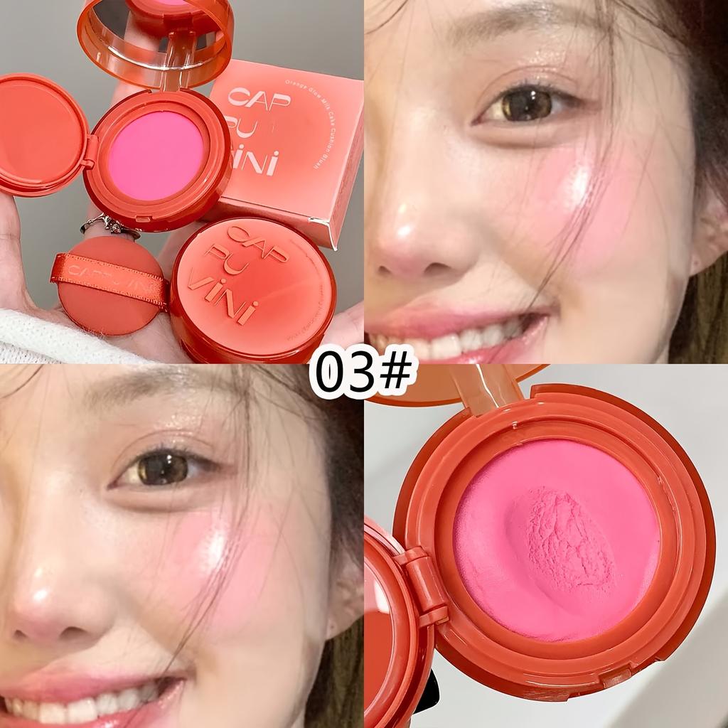 Soft Smooth Blush Cream Mud Rosa Rose Lysende Langvarig Fuktighetsgivende Kinnfarge Ansiktsrødt Høy Pigment
