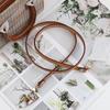 39/43palcová Crossbody taška Náhradní ramenní popruh Tašky Tenký popruh pro DIY Dámská peněženka Taška přes rameno PU popruh s přezkou
