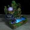 Distinctive Desktop Water Fountain Simulation Rockery Landscape Ornament with Atomizing EffectEU