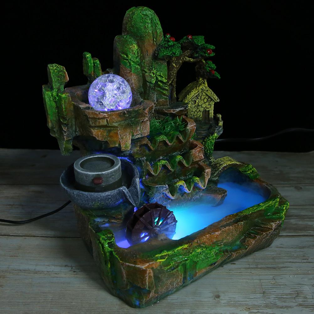 Výrazná stolní vodní fontána Simulace skalnaté krajiny Ornament s atomizačním efektemEU