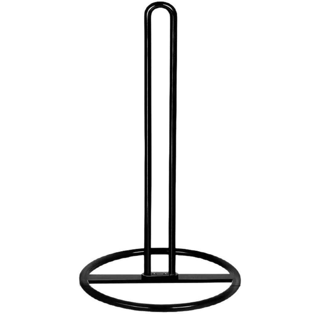 Standing Design Paper Dispenser Matte Black Countertop Stand New Paper Towel Holder  Desktop Use