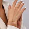 Stainless steel bracelet women's finger chain