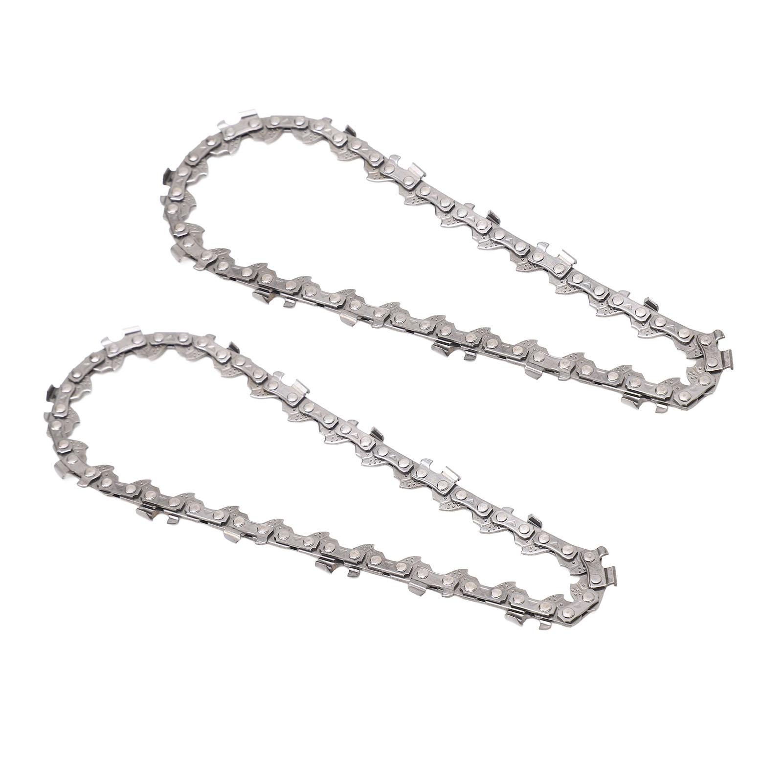 

2 шт. 4-дюймовые цепи для бензопилы 28 ведущих звеньев Цепь из легированной стали Замена Аксессуары для мини-бензопилы