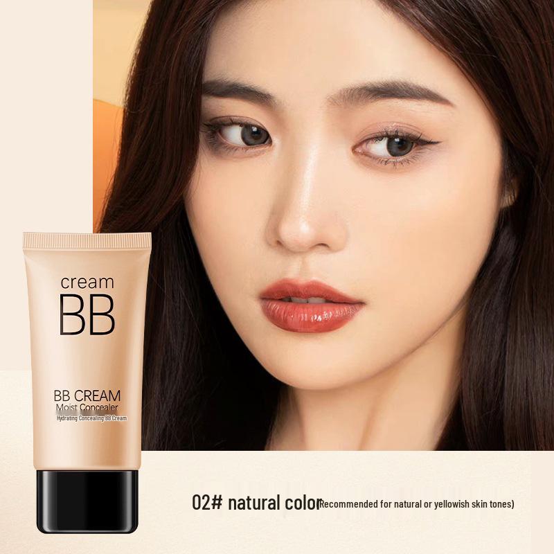 HEYXI Hanyuanxi Hydrating BB Cream - Waterproof, Sweatproof, Non-cakey Foundation, Easy Application/Removal. естественный