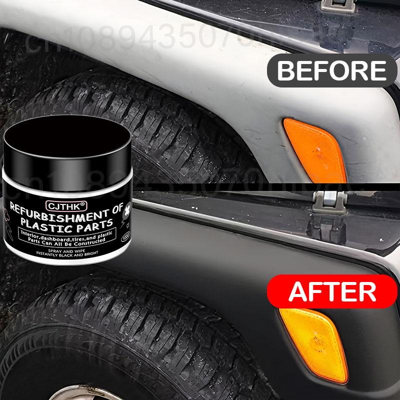 Car Plastic Restorer Back To Black Gloss Car Cleaning Products Plastic Leather Restore Auto Polish And Repair Coating Renovator