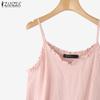 ZANZEA Women Summer Casual Sleeveless Straps Camisoles