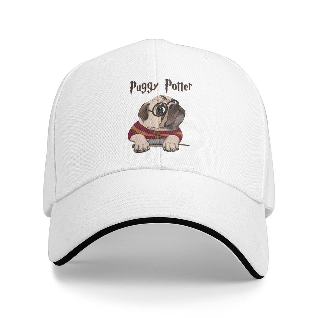 Individuelle Klassische Unisex Kaffeezeit Mops Hund Baseballkappe Erwachsene Verstellbare Dad Hat Unisex WoUnisex Outdoor Snapback Hüte