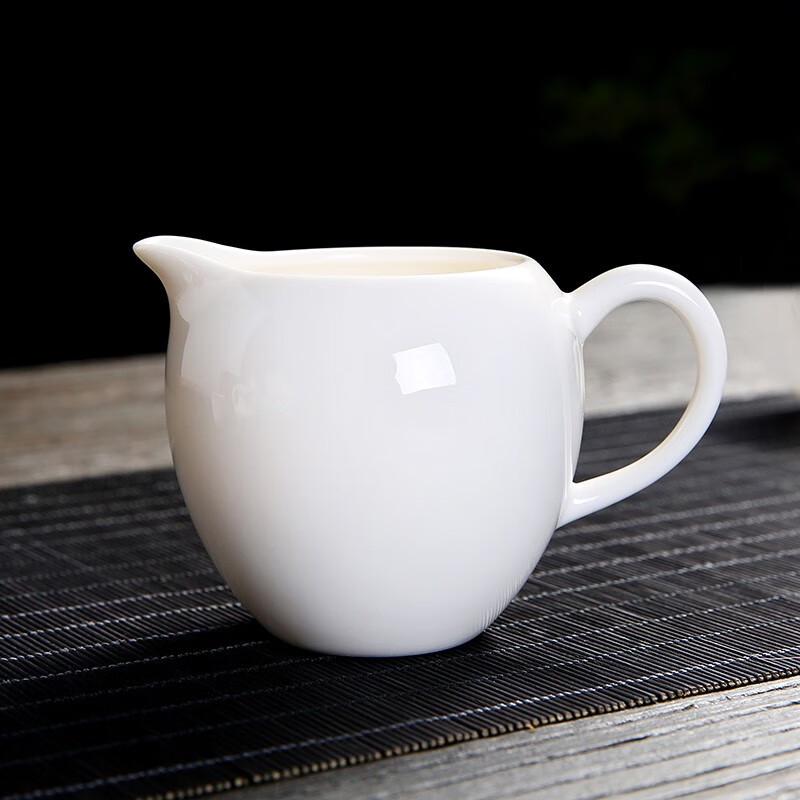 Elegant White Porcelain Gongfu Tea Set