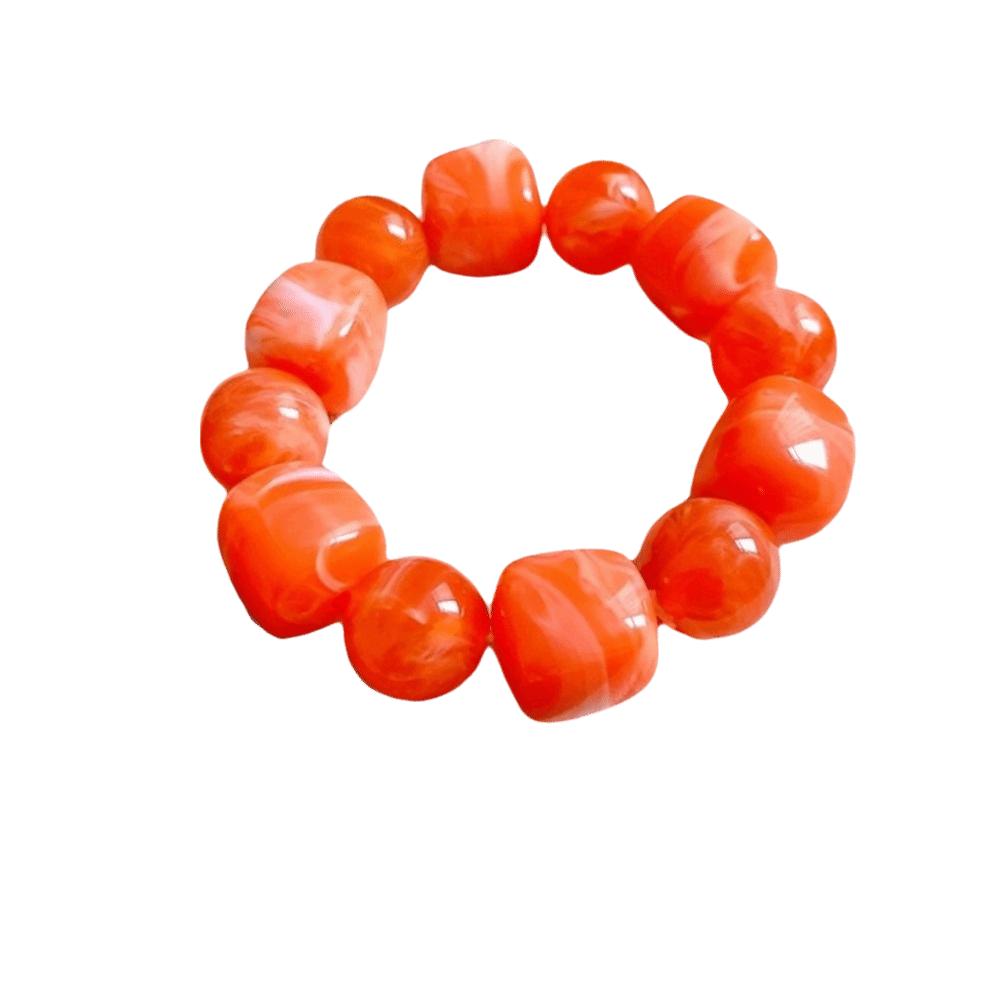 Geometric Women Bracelet Round Acrylic Hand Jewelry Cute Beaded Bracelet  Girl