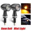 Amber Motorcycle Running Indicator Lamp Mini LED Turn Signal Moto flashing Light Motorcycle Blinker