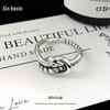 925 Korean-Style Aesthetic Unisex Open Ring: Personalized, Fashionable, Versatile, Simple