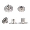 30Pcs M6 M8 Tee Nut Round Base Through Hole Flange Insert Nut 6-20mm Height Female Thread T-Shaped Weld Nut