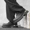Herren neue High-End Herbst- und Winter-Lederschuhe lässig und vielseitig Jugend komfortabel großer Kopf höhenerhöhend Britische Schuhe 11059-J