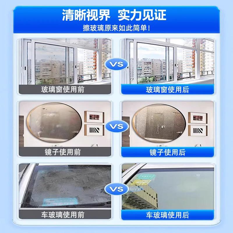 A Powerful Glass Cleaner for Household Use, Specifically Designed for Removing Water Scale Stains from Glass Windows Bathrooms