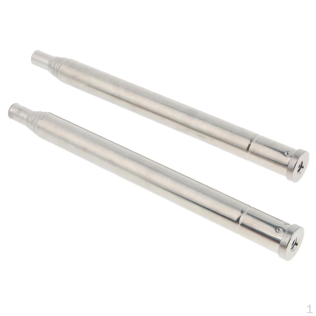 

1 пара портативных стальных телескопических палочек для ремонта танца живота