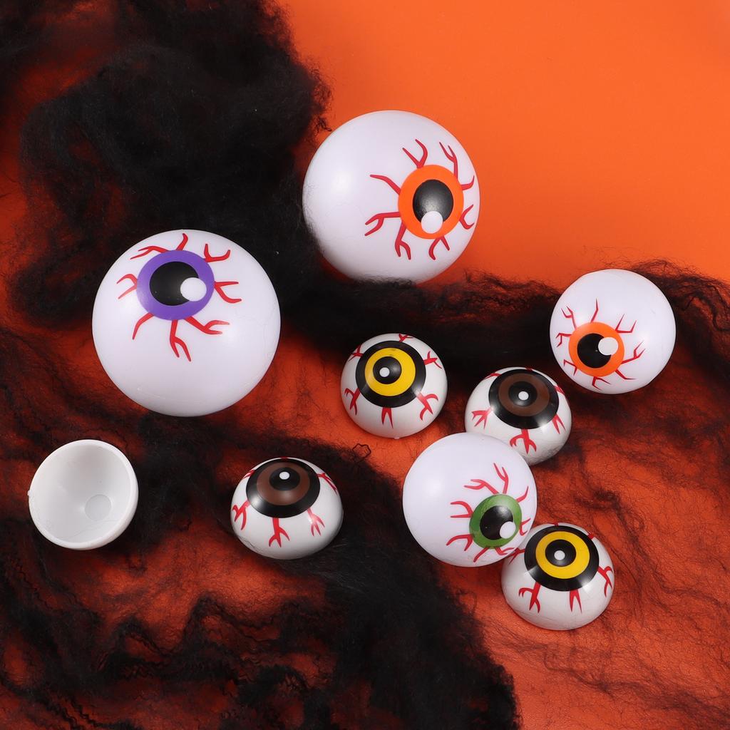 Bloody eyeballs,Halloween ghost eyes semi-circular bowl shaped hollow eyes,decorations,parody horror eyeballs,multiple styles
