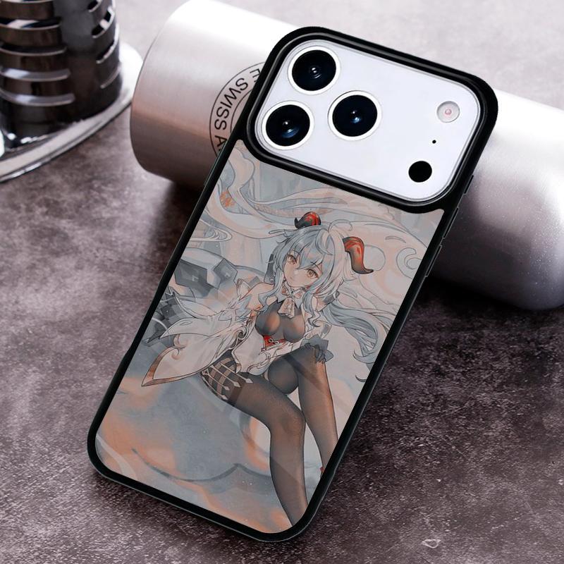Ganyu Genshin Impact Phone Case for iPhone 17 16 15 Pro Max Air 14 13 12 11 Plus Shockproof Cover