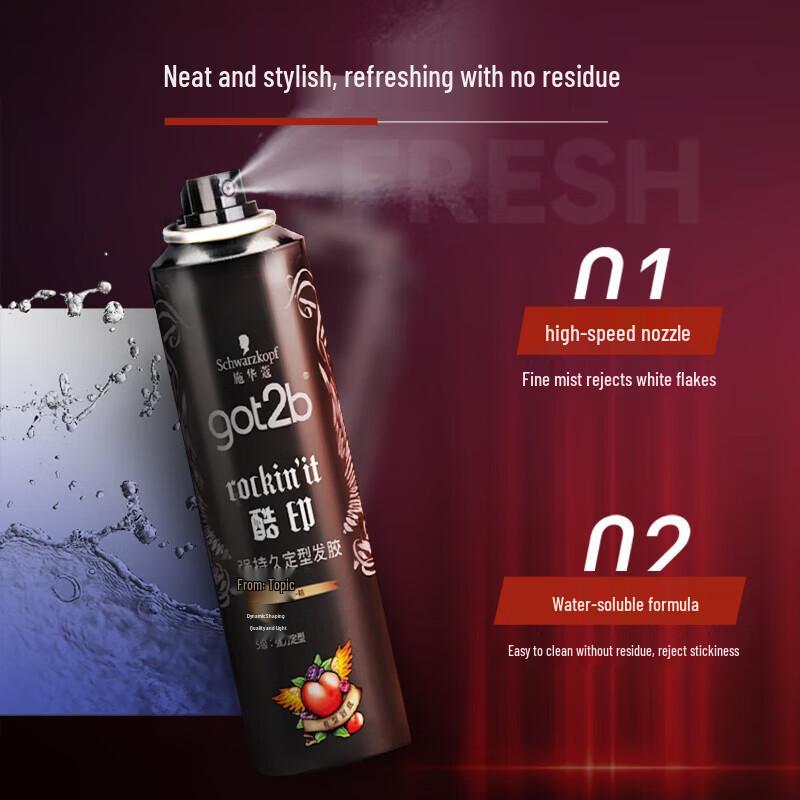 Schwarzkopf got2b Super Strong Hold Hairspray Duo