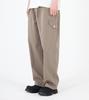Beoteunseoul Elastic String Cotton Pants (Khaki Beige)