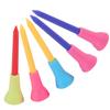 5 PcsPack Golf Tees Plastic Ball Holder Rubber Cushion Outdoor Sports Training Accessories