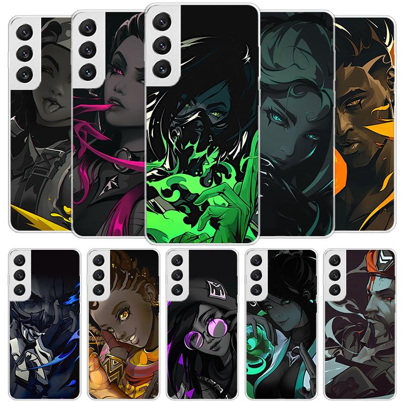 Valorant Game Cool Cover Phone Case For Samsung Galaxy S26 S25 Edge S24 Ultra S23 S22 Plus S21 S20 FE Soft Fundas Shell Galaxy S