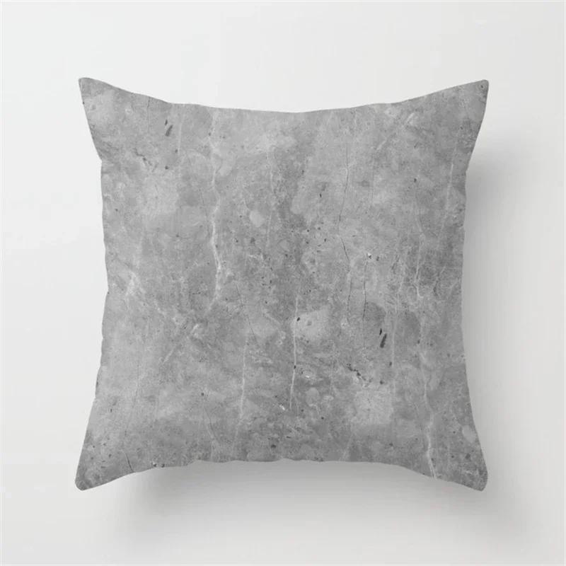 New Nordic Grey Geometric Pillow Covers Polyester Throw Pillows Cover Modern Fashion Livingroom Sofa Bed Cushion Cover 45X45cm