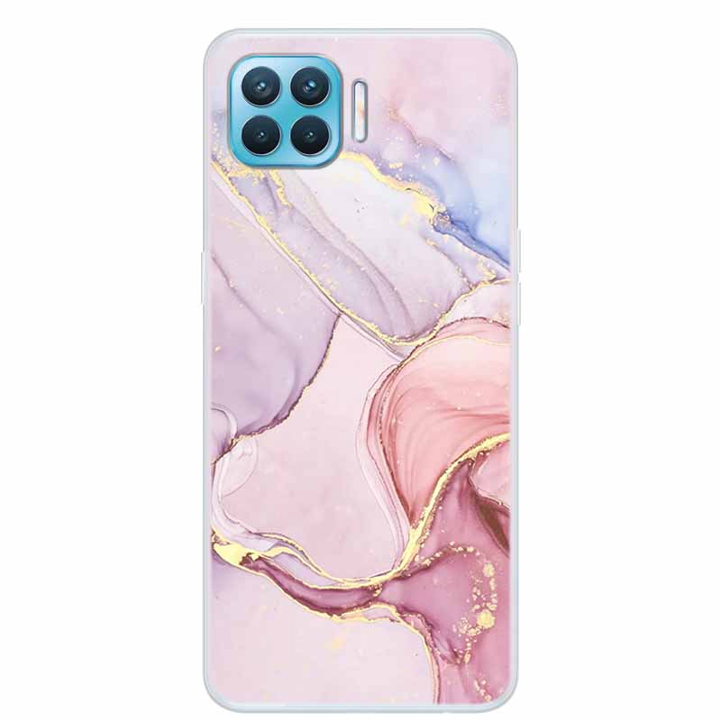 For OPPO Reno4 Lite Case Reno 4 Pro Marble Clear Soft TPU Silicone Phone Cover For OPPO Reno4 5G Back Case Bumper Reno 4Pro Para