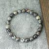 Simple 4/6/8/10/12mm Gemstone Stretch Beaded Bracelet Unisex Natural Fire Stone Jewelry Leisure Pulseira Accessories Joias Gifts