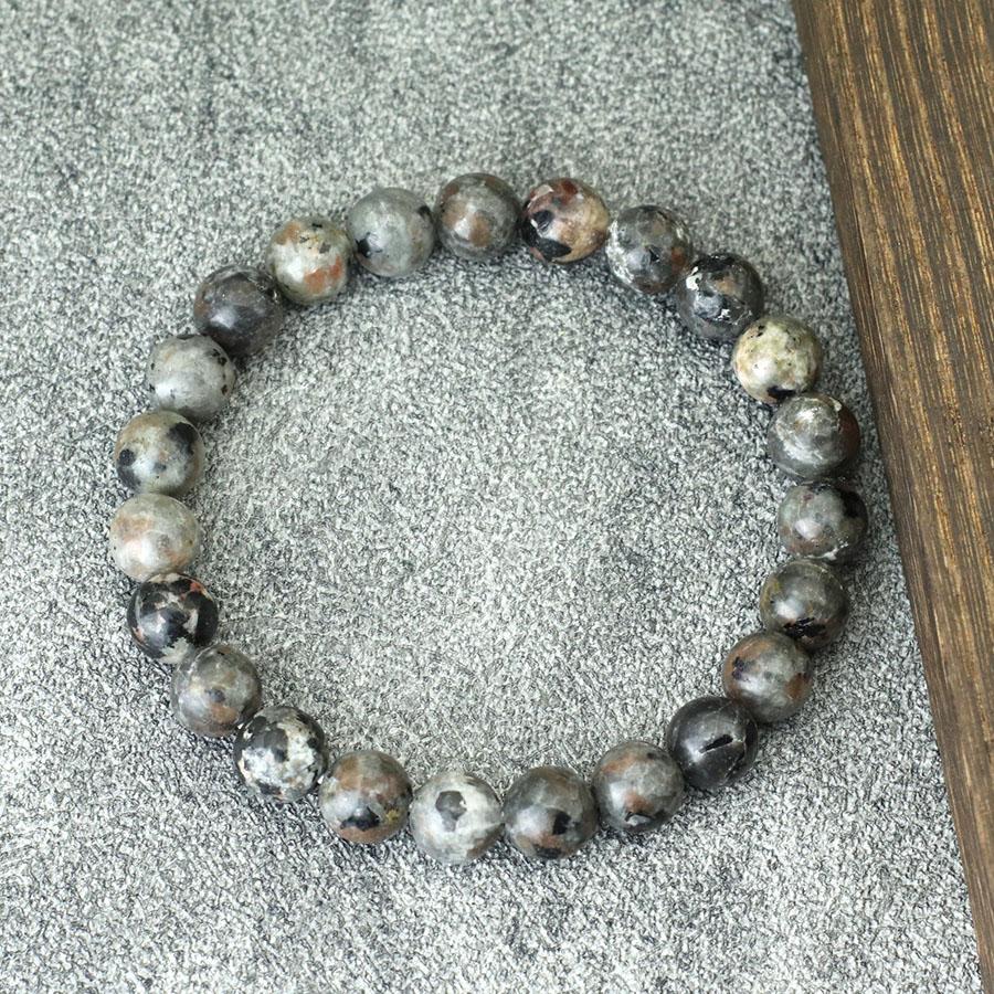 Simple 4/6/8/10/12mm Gemstone Stretch Beaded Bracelet Unisex Natural Fire Stone Jewelry Leisure Pulseira Accessories Joias Gifts