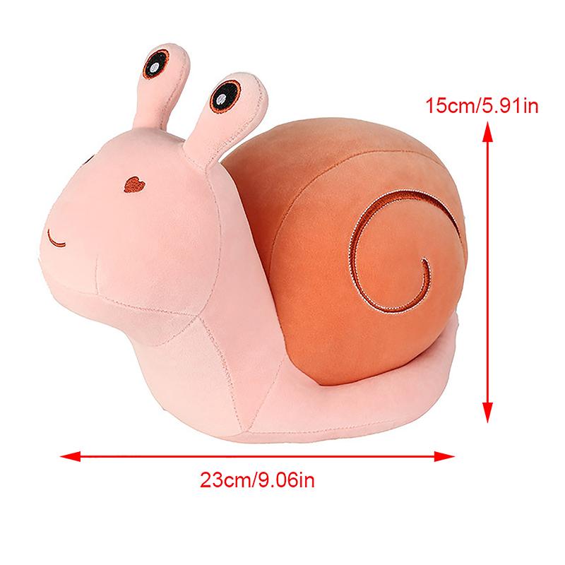 23 см Мультяшні Плюшеві Іграшки Равлики Мила Подушка Тваринка М'які Набивні Ляльки Равлики Каваї Подушка для Дивана Милий Подарунок на День народження для Дівчаток