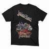 Men Heavy Metal Biker Dragon Graphic Tee Vintage Rock Streetwear Short Sleeve Cotton Oversized T Shirt