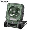 Outdoor camping fan portable USB tent lighting LED multifunctional Amazon camping solar electric fan