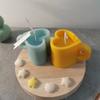 Love Mug Silicone Candle Mold 3D Heart-shaped Crafts Resin Plaster Cement Mold Handmade Soap Chocolate Cake Baking Tool DIY Gift